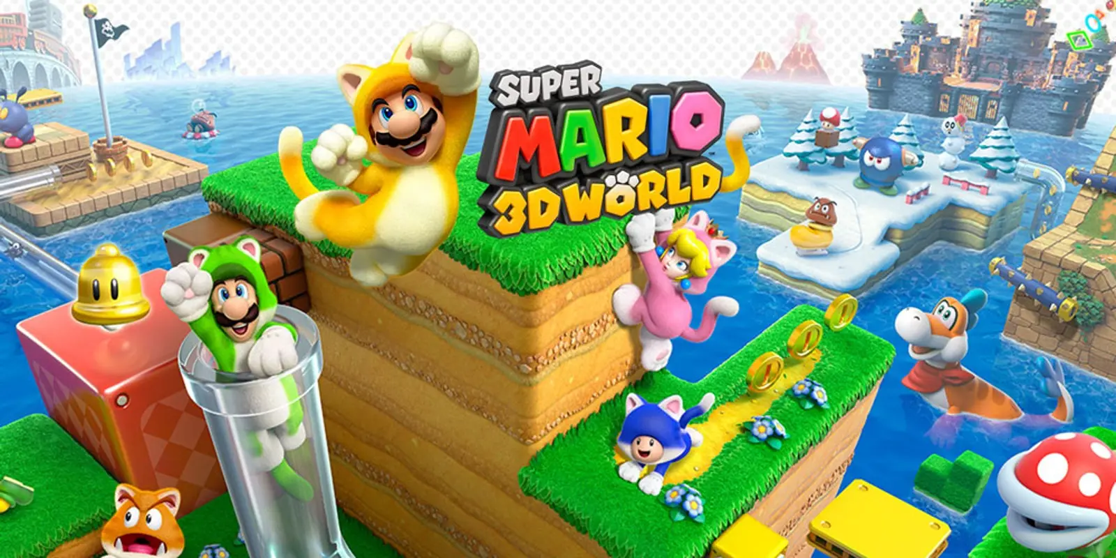 Dive into the Exciting World of Super Mario 3D World (2013) on the Wii U!